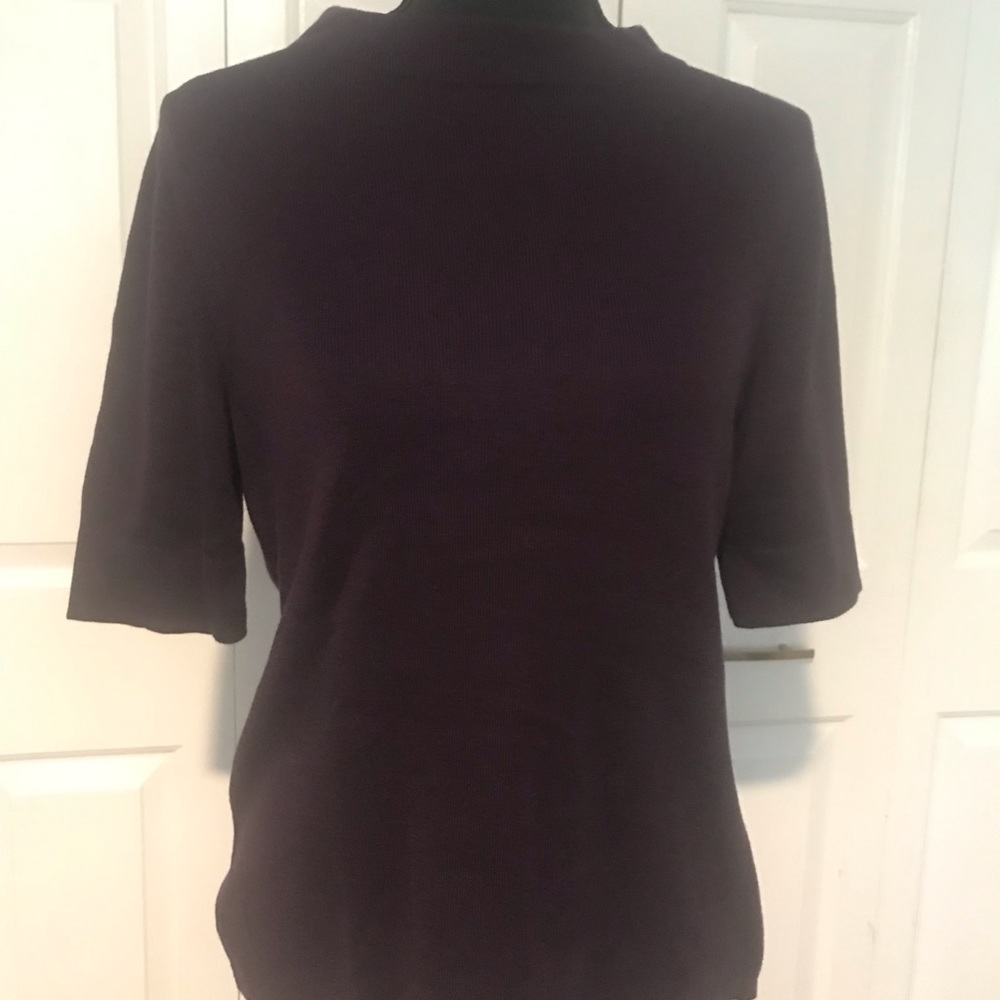 EUC Talbots short sleeve sweater in Navy blue